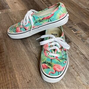 Vans Van Doren Limited Edition Flamingo Lace-Up Unisex Shoe, Size 7